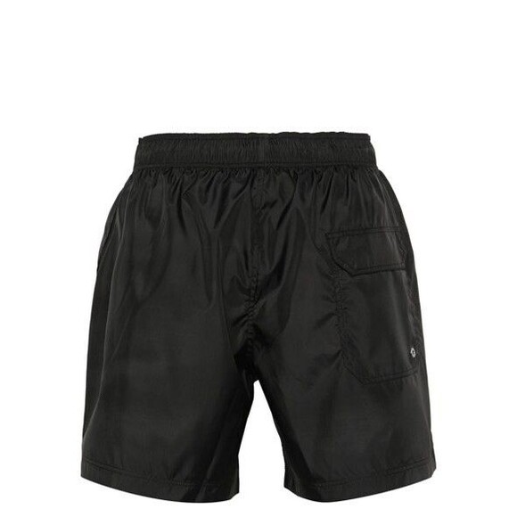 Palm Angels Classic Logo Swim Shorts Black/White Size Small Free Shipping - Picture 2 of 2